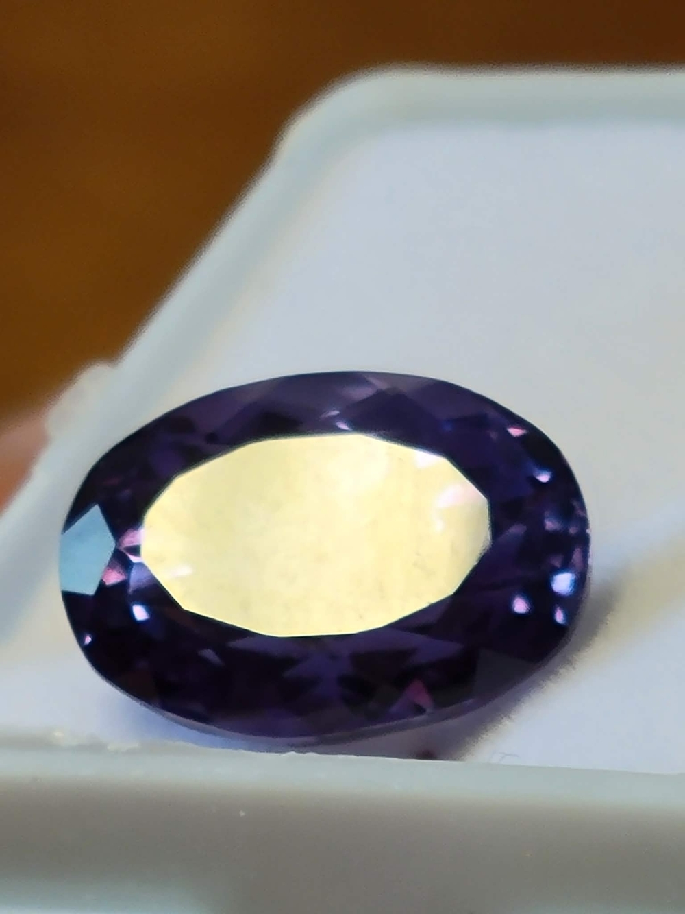 Natural Color Changing Alexandrite Gemstone Opal Cut 6.40ct - Picture 3 of 7